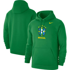 Nike Brazil National Team Club Primary Pullover Hoodie - Green