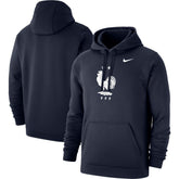 Nike France National Team Club Primary Pullover Hoodie - Navy
