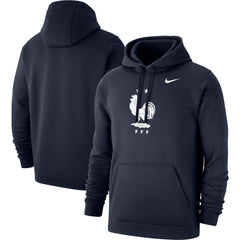 Nike France National Team Club Primary Pullover Hoodie - Navy