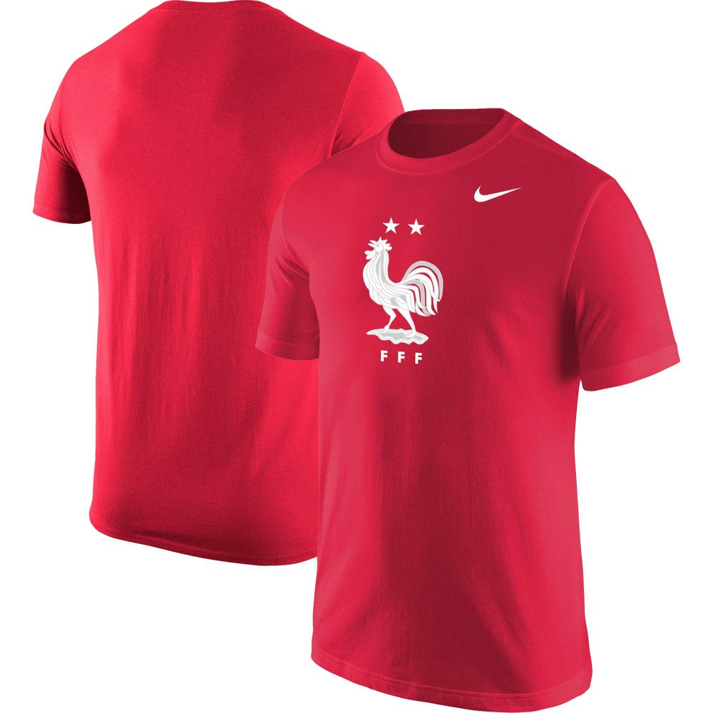 Nike France National Team Core T-Shirts - Red