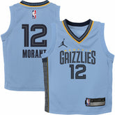 NBA - Ja Morant Memphis Grizzlies Jordan Brand Preschool 2022/23 Statement Edition Jersey - Light Blue