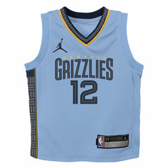 NBA - Ja Morant Memphis Grizzlies Jordan Brand Preschool 2022/23 Statement Edition Jersey - Light Blue