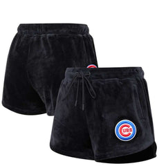 Chicago Cubs Pro Standard Women's Classic Velour Lounge Shorts On Sale