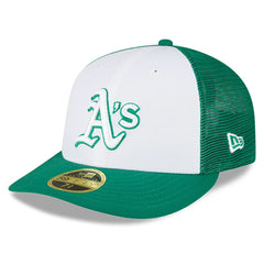 Athletics New Era 2023 On-Field Batting Practice Low Profile 59FIFTY Fitted Hat Sale