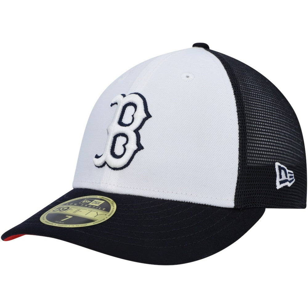 Boston Red Sox New Era 2023 On-Field Batting Practice Low Profile 59FIFTY Fitted Hat Lifestyle