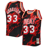 Mitchell & Ness - Alonzo Mourning Miami Heat 1996/97 Hardwood Classics Marble Swingman Jersey - Black