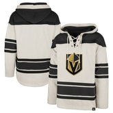 Vegas Golden Knights '47 Rockaway Lace-Up Pullover Hoodie Oatmeal
