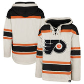 Philadelphia Flyers - '47 Rockaway Lace-Up Pullover Hoodie Oatmeal