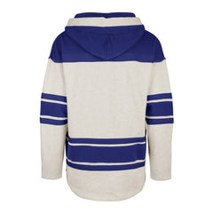 Toronto Maple Leafs - '47 Rockaway Lace-Up Pullover Hoodie Oatmeal