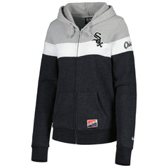 Chicago White Sox New Era Women's Colorblock Full-Zip Hoodie Jacket Online