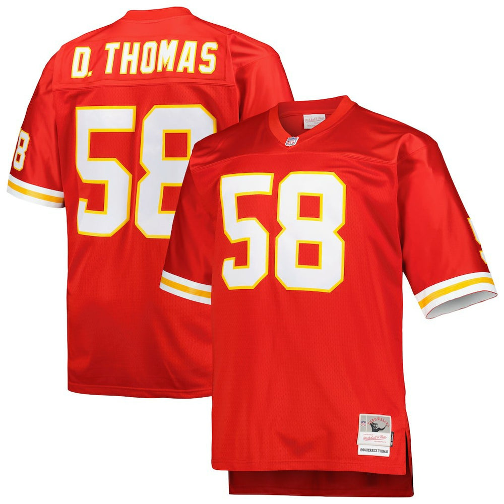 Derrick Thomas Kansas City Chiefs Big & Tall 1994 Retired Player Replica Jersey Red - Mitchell & Ness