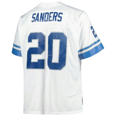 Barry Sanders Detroit Lions Big & Tall 1996 Retired Player Replica Jersey White - Mitchell & Ness