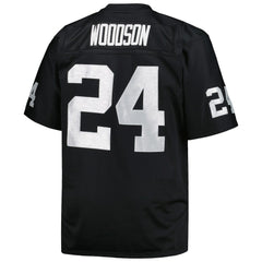 Charles Woodson Las Vegas Raiders Big & Tall 1998 Retired Player Replica Jersey Black - Mitchell & Ness