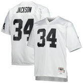 Bo Jackson Las Vegas Raiders Big & Tall 1988 Retired Player Replica Jersey White - Mitchell & Ness