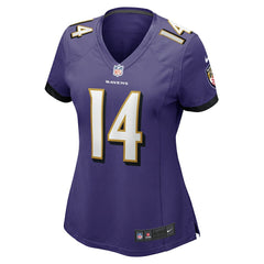 Kyle Hamilton Baltimore Ravens Women's Player Game Jersey Purple - Nike