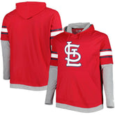 St. Louis Cardinals New Era Big & Tall Twofer Pullover Hoodie Clearance
