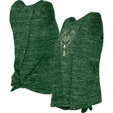 New Era - Milwaukee Bucks Women's Space Dye Active Tank Top - Hunter Green