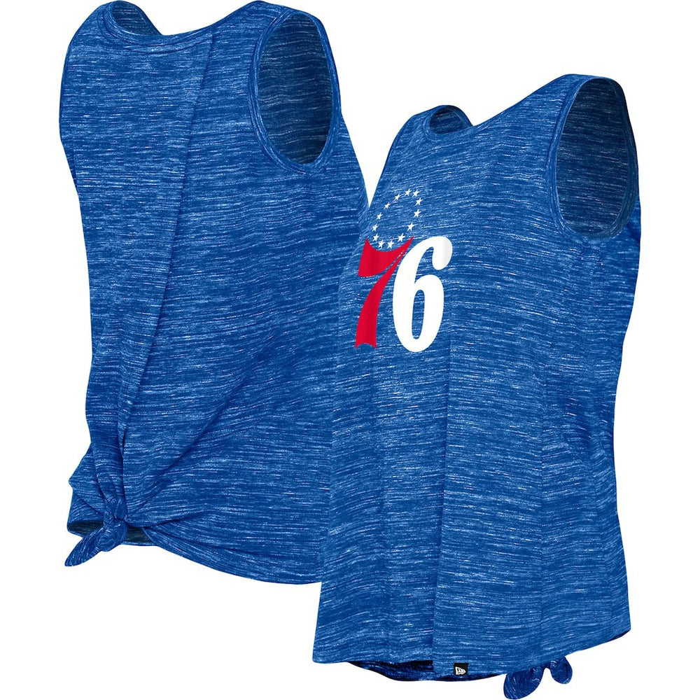 New Era - Philadelphia 76ers Women's Space Dye Active Tank Top - Royal