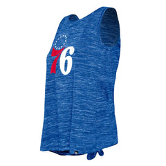 New Era - Philadelphia 76ers Women's Space Dye Active Tank Top - Royal