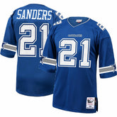 Deion Sanders Dallas Cowboys 1996 Authentic Throwback Retired Player Jersey Royal - Mitchell & Ness