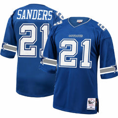 Deion Sanders Dallas Cowboys 1996 Authentic Throwback Retired Player Jersey Royal - Mitchell & Ness