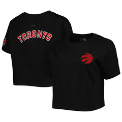 NBA - Toronto Raptors Pro Standard Women's Classics Boxy T-Shirt - Black