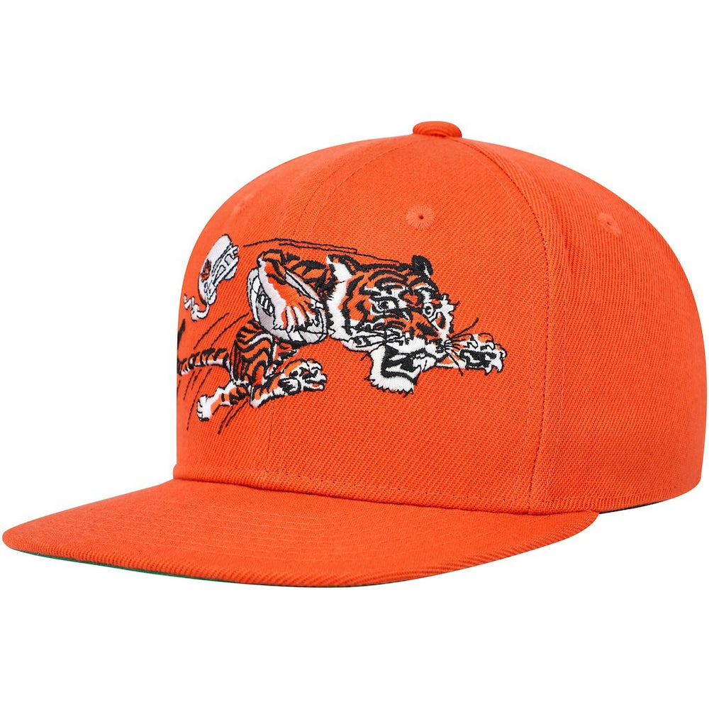 Cincinnati Bengals Youth Gridiron Classics Ground Snapback Hat Orange - Mitchell & Ness