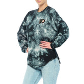 Philadelphia Flyers - Fanatics Women's Crystal-Dye Long Sleeve T-Shirt Black