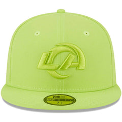 Los Angeles Rams New Era Color Pack Brights 59FIFTY Fitted Hat Neon Green - NFL