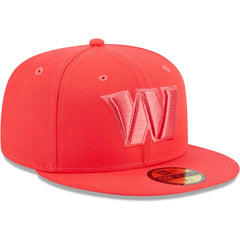 Washington Commanders New Era Color Pack Brights 59FIFTY Fitted Hat Red - NFL