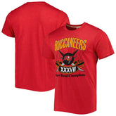 Tampa Bay Buccaneers Homage Super Bowl Classics Tri-Blend T-Shirt Red - NFL