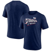 New England Patriots Hometown Old-Fashioned Super Bowl XXXVI Champions Tri-Blend T-Shirt Navy - NFL