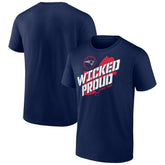 New England Patriots Hometown Collection Prime Time T-Shirt Navy - NFL