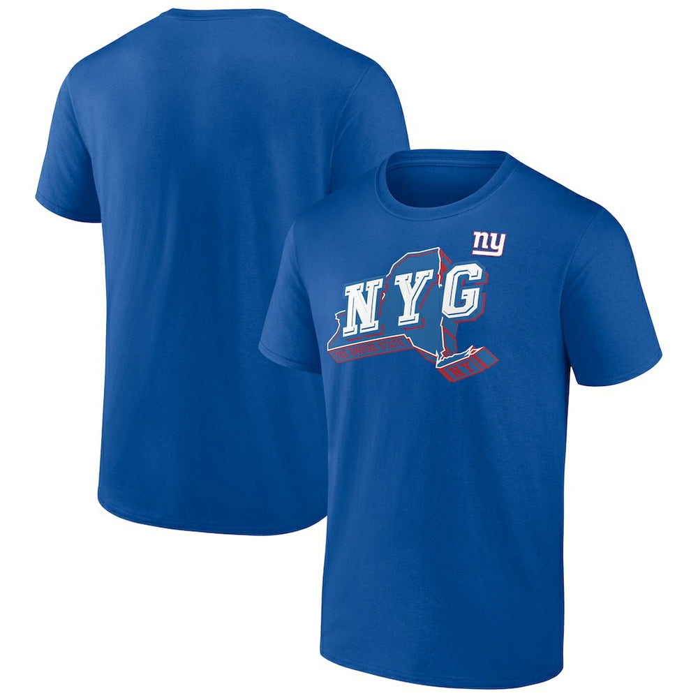 New York Giants Hometown Collection Prime Time T-Shirt Royal - NFL