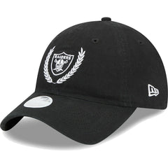 Las Vegas Raiders New Era Women's Leaves 9TWENTY Adjustable Hat Black - NFL