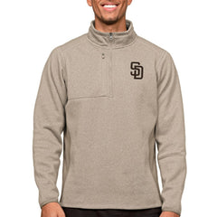 San Diego Padres Antigua Course Quarter-Zip Pullover Top Clearance