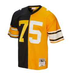 Joe Greene Pittsburgh Steelers 1976 Split Legacy Replica Jersey Black/Gold - Mitchell & Ness