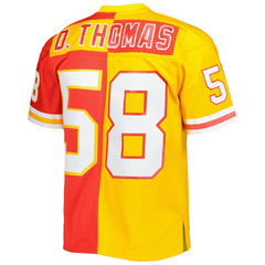 Derrick Thomas Kansas City Chiefs 1994 Split Legacy Replica Jersey Red/Gold - Mitchell & Ness