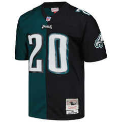Brian Dawkins Philadelphia Eagles 2004 Split Legacy Replica Jersey Midnight Green/Black - Mitchell & Ness