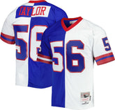 Lawrence Taylor New York Giants 1986 Split Legacy Replica Jersey Royal/White - Mitchell & Ness