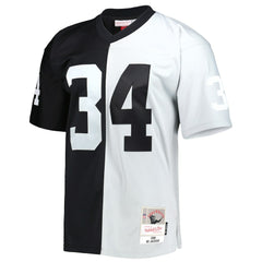 Bo Jackson Las Vegas Raiders 1988 Split Legacy Replica Jersey Black/Silver - Mitchell & Ness