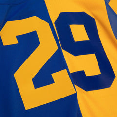 Eric Dickerson Los Angeles Rams 1984 Split Legacy Replica Jersey Royal/Gold - Mitchell & Ness