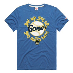 Milwaukee Brewers Homage Hyper Local Tri-Blend T-Shirt Near Me