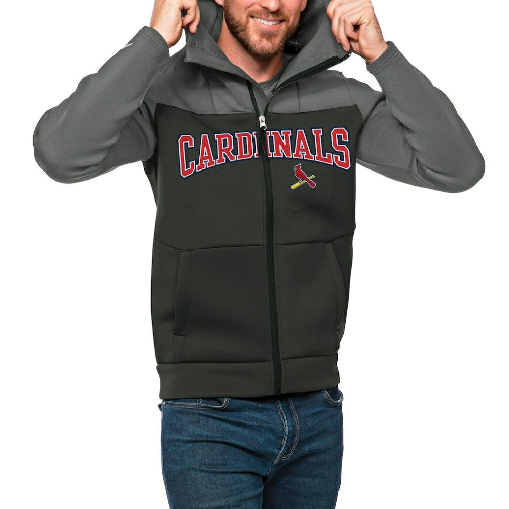 St. Louis Cardinals Antigua Wordmark Protect Full-Zip Hoodie discount