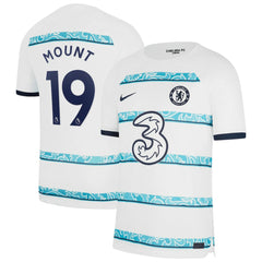 Nike Mason Mount Chelsea 2022/23 Away Breathe Stadium Replica Player Jerseys - White
