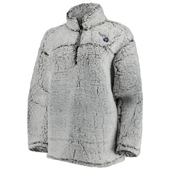 Tennessee Titans G-III 4Her by Carl Banks Women's Sherpa Quarter-Zip Jacket Gray - NFL