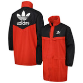 Adidas Manchester United Originals Hoodie Full-Zip Bench Jacket - Red/Black