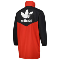 Adidas Manchester United Originals Hoodie Full-Zip Bench Jacket - Red/Black