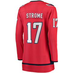 Dylan Strome Washington Capitals Fanatics Women's Home Breakaway Player Jersey Red