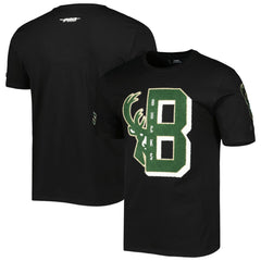 NBA - Milwaukee Bucks Pro Standard Mash Up Capsule T-Shirt - Black